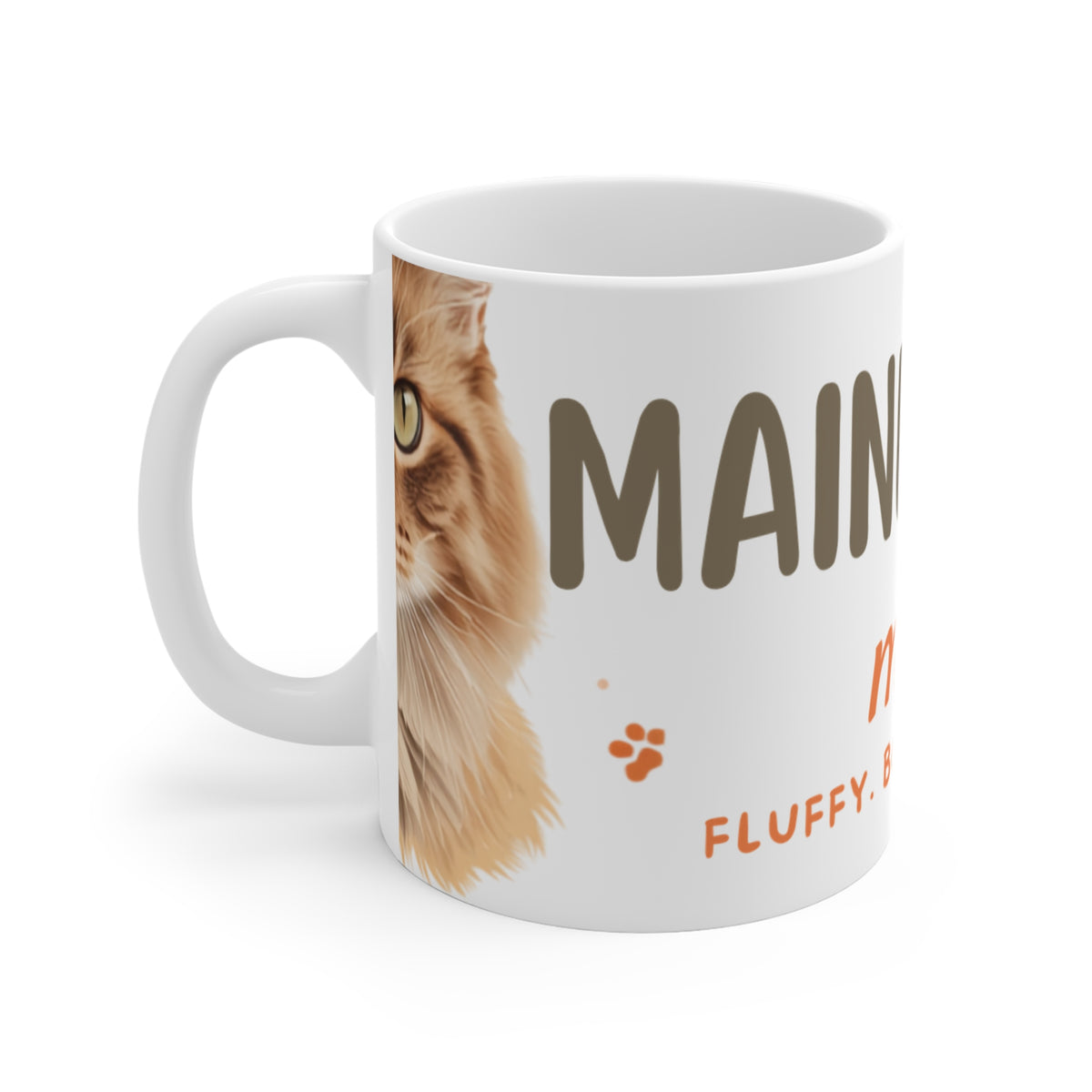 Maine Coon Mom Mug - Fluffy. Bossy. Perfect.