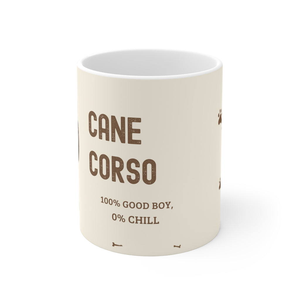 Cane Corso Dad Mug - 100% Good Boy, 0% Chill